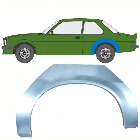 Reparație aripă spate pentru Opel Ascona B 1975-1981 / Stânga 8789