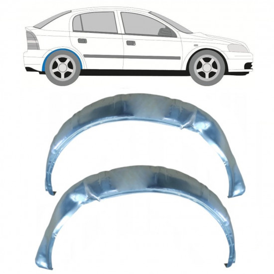 Reparație aripă interioară spate pentru Opel Astra 1998-2009 / Stânga+Dreapta / Set 10633