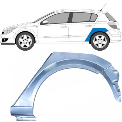 Reparație aripă spate partea inferioară pentru Opel Astra 2003-2014 / Stânga 6871