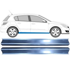 Reparație prag pentru Opel Astra H 2003-2014 / Stânga = Dreapta (simetric) / Set 9483