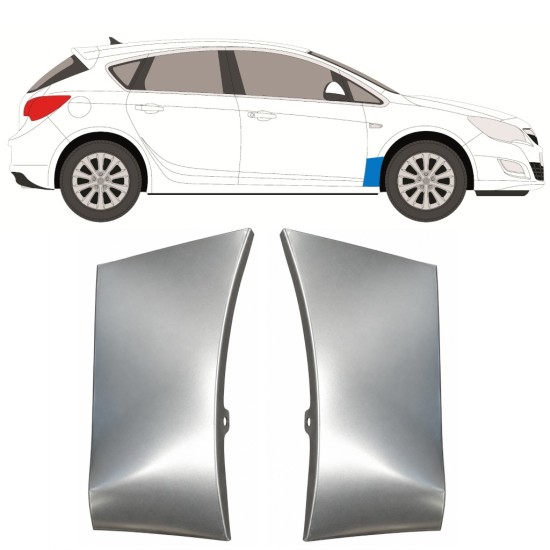 Panou de reparație aripă față pentru Opel Astra J 2009-2015 / Stânga+Dreapta / Set 17167