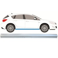 Reparație prag pentru Opel Astra J 2009-2015 / Stânga = Dreapta (simetric) 15220