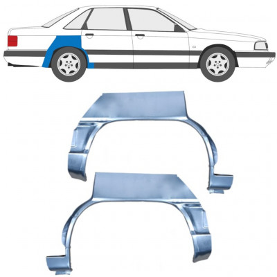 Reparație aripă spate pentru Audi 100 C3 1982-1991 / Stânga+Dreapta / Set 9993