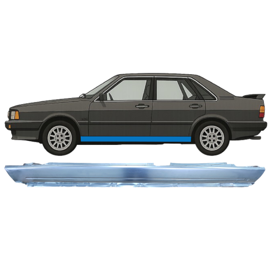 Prag complet pentru Audi 80 B2 1978-1986 / Stânga 9115