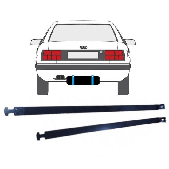 Cleme rezervor combustibil pentru Audi 100 C3 1982-1990 14955 Cleme rezervor combustibil pentru Audi 100 C3 1982-1990 14955