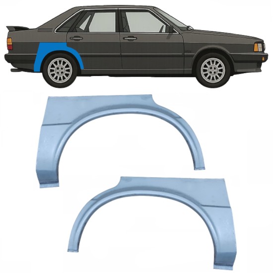 Reparație aripă spate pentru Audi 80 B2 1978-1986 / Stânga+Dreapta / Set 10505