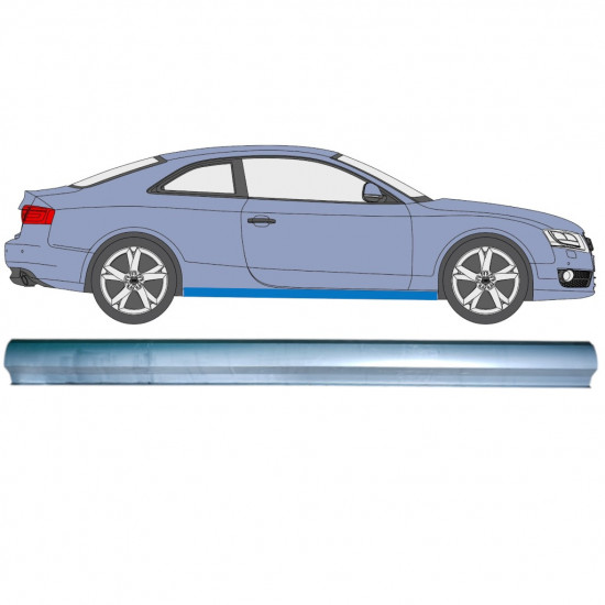 Reparație prag pentru Audi A5 S5 B8 2007-2016 / Stânga = Dreapta (simetric) 12892