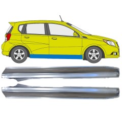 Prag complet pentru Chevrolet Aveo 2006-2011 / Stânga+Dreapta / HATCHBACK / Set 14557