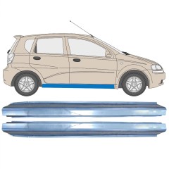 Reparație prag pentru Chevrolet Aveo 2003-2006 / Stânga+Dreapta / Set 10401