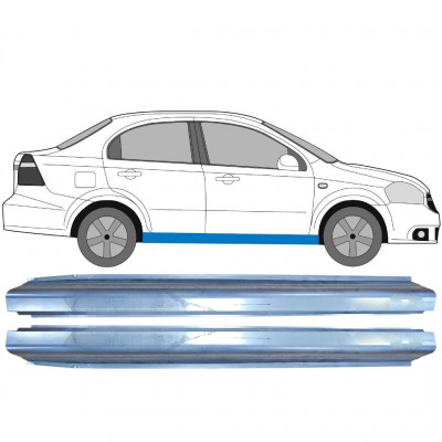 Reparație prag pentru Chevrolet Aveo 2003-2008 / Stânga+Dreapta / Set 10401