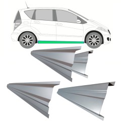 Reparație prag interior + exterior pentru Mercedes A-Class W169 2004-2012 / Stânga = Dreapta (simetric) / Set 11156