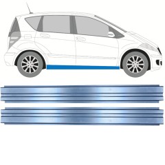 Reparație prag interior pentru Mercedes A-Class W169 2004-2012 / Stânga = Dreapta (simetric) / Set 11155