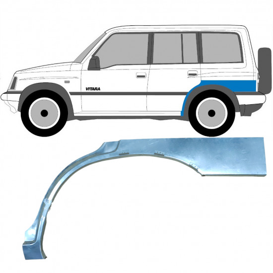 SUZUKI VITARA 1996-2003 SEGMENT REPARAȚIE ARIPĂ SPATE / STÂNGA