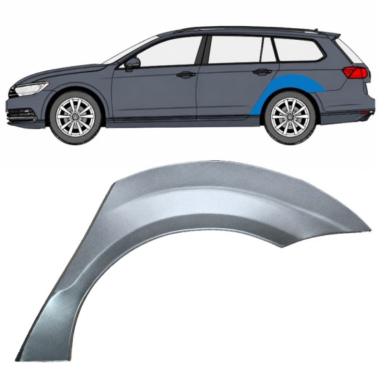 Reparație aripă spate pentru Volkswagen Passat B7 2010-2015 / Stânga / COMBI 16973
