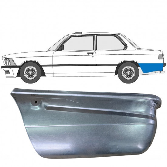 BMW 3 E21 1975-1984 2/4 UŞĂ SEGMENT REPARAȚIE ARIPĂ SPATE / STÂNGA
