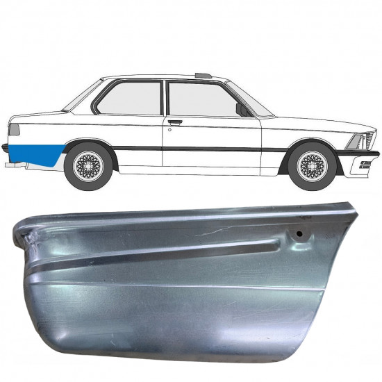 BMW 3 E21 1975-1984 2/4 UŞĂ SEGMENT REPARAȚIE ARIPĂ SPATE / DREAPTA