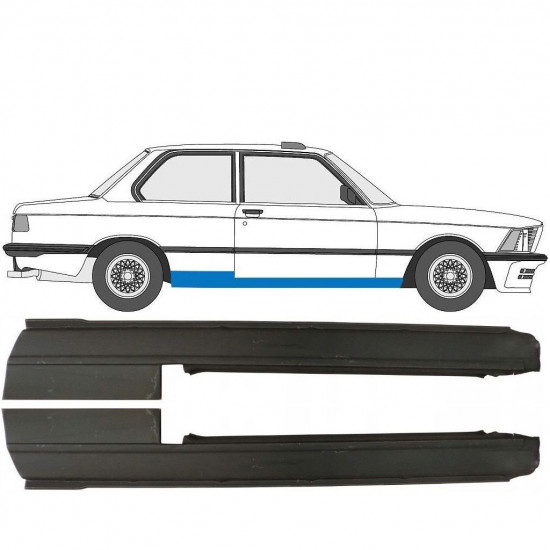BMW 3 E21 1975-1984 2 UŞĂ DEPLIN REPARATIE PRAG INTERIOR / PERECHE