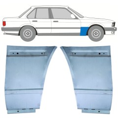 Panou de reparație aripă față pentru BMW 3 E30 1982-1994 / Stânga+Dreapta / COMBI / SEDAN / Set 11483