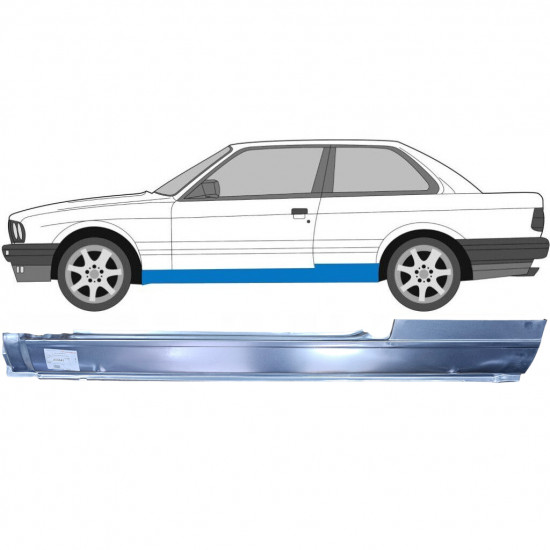BMW 3 E30 1982-1994 2 UŞĂ DEPLIN REPARATIE PRAG INTERIOR / STÂNGA
