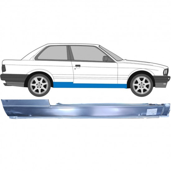 BMW 3 E30 1982-1994 2 UŞĂ DEPLIN REPARATIE PRAG INTERIOR / DREAPTA