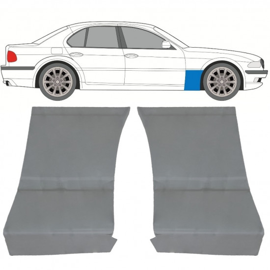 Panou de reparație aripă față pentru BMW 7 E38 1994-2001 / Set 11787