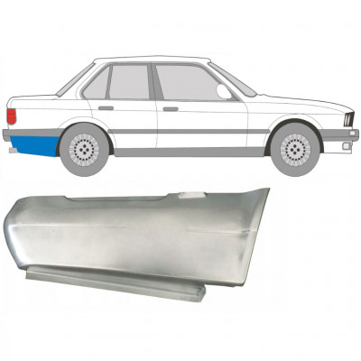 BMW 3 E30 1982-1987 2/4 UŞĂ SEGMENT REPARAȚIE ARIPĂ SPATE / DREAPTA