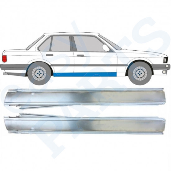 BMW 3 E30 1982-1994 4 UŞĂ DEPLIN REPARATIE PRAG INTERIOR / A STABILIT