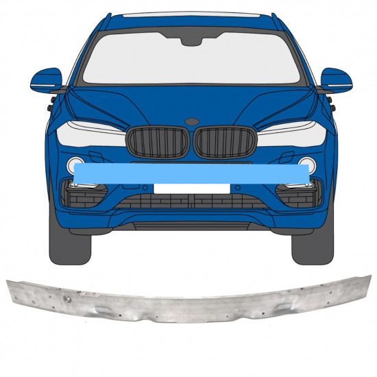 Bară întăritoare bară față pentru BMW X5 F15 F85 / X6 F16 F86 2013- 5506