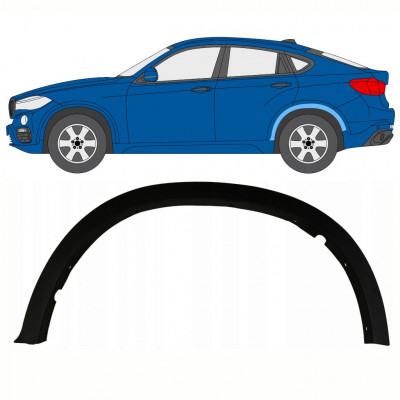 Bandou lateral aripă spate pentru BMW X6 2014-2019 / Stânga 8340