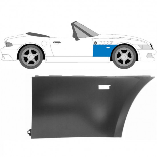 Aripă față pentru BMW Z3 1995-2003 / Dreapta / COUPE / ROADSTER 6460