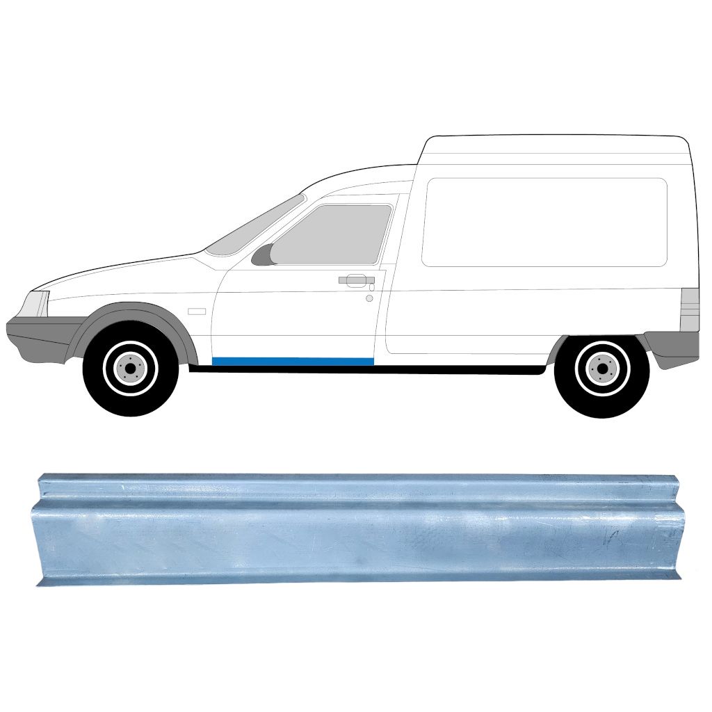 Reparație Prag Pentru Citroen C15 1984-2005 / Stânga 11563