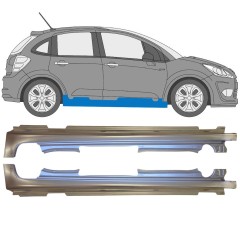 Prag complet pentru Citroen C3 2009-2016 / Stânga+Dreapta / Set 14637