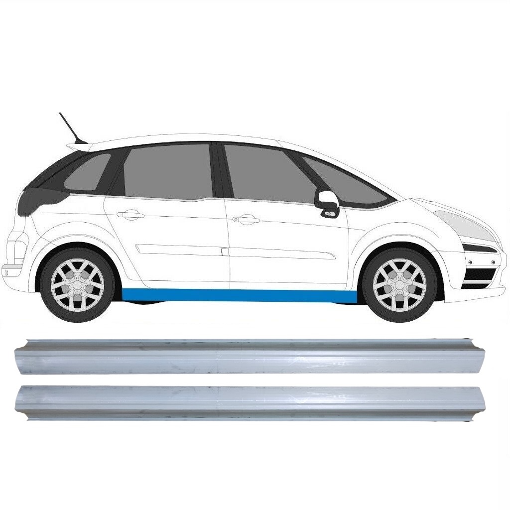 Reparație Prag Pentru Citroen C4 Picasso 2006-2013 / Stânga+Dreapta / Set 6447