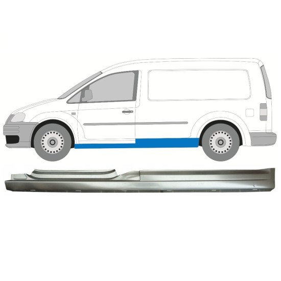 Prag complet pentru Volkswagen Caddy 2004-2020 / Stânga 16027