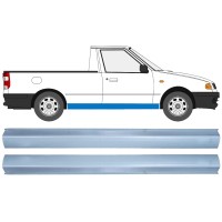 Reparație prag pentru Volkswagen Caddy 1995-2004 / Stânga = Dreapta (simetric) / PICKUP / Set 16186