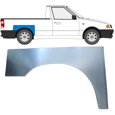 Reparație aripă spate pentru Volkswagen Caddy 1995-2004 / Dreapta / PICKUP 16328