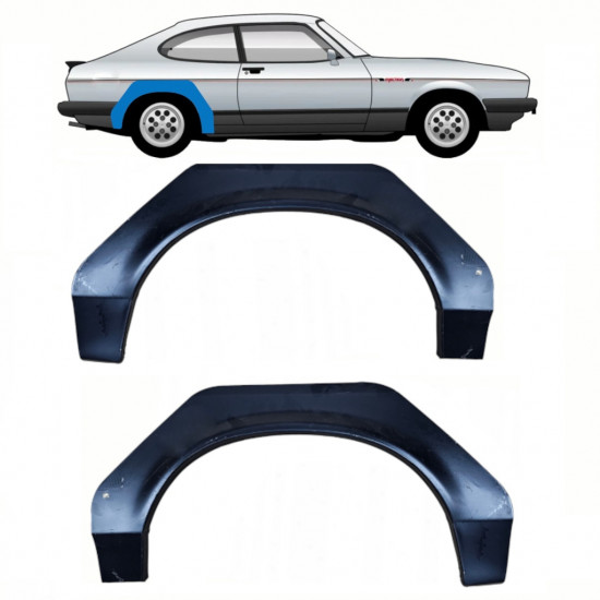 Reparație aripă spate pentru Ford Capri 1974-1987 / Set 11075