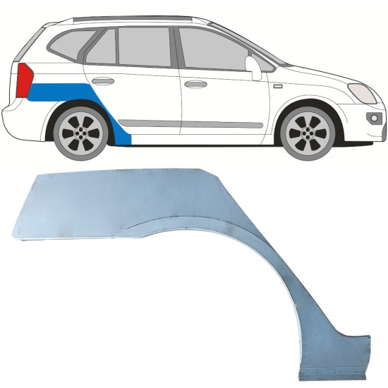 Reparație aripă spate pentru Kia Carens 2006-2013 / Dreapta 16815