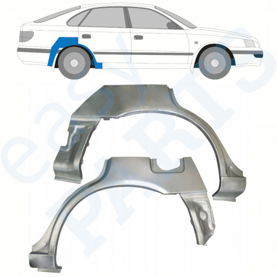 Reparație aripă spate pentru Toyota Carina E 1992-1997 / Stânga+Dreapta / Set 10464