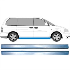 Reparație prag pentru Kia Carnival 1998-2006 / Stânga = Dreapta (simetric) / Set 10691