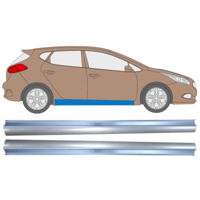 Reparație prag pentru Kia Ceed 2012-2018 / Stânga+Dreapta / Set 14870