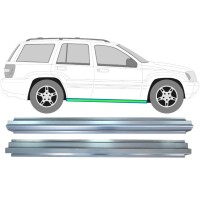 Reparație prag interior + exterior pentru Jeep Grand Cherokee 1998-2005 / Stânga = Dreapta (simetric) / Set 17005