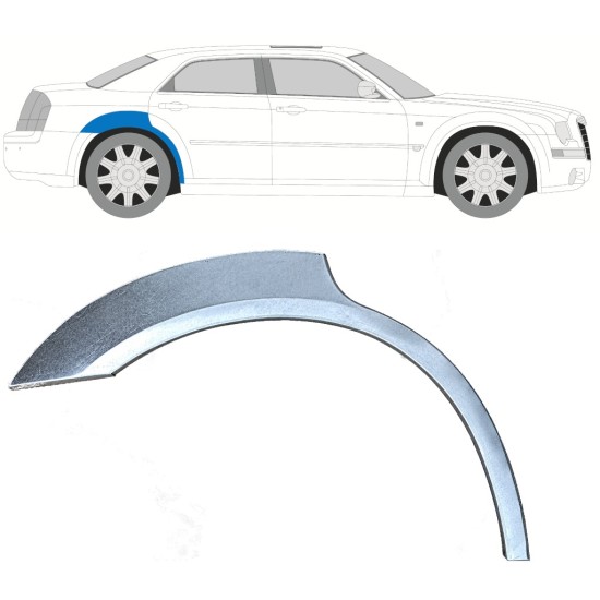 Reparație aripă spate pentru Chrysler 300C 2004-2011 / Dreapta 17205