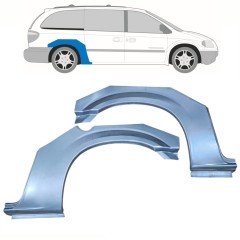 Reparație aripă spate pentru Chrysler Voyager 2000-2008 / Stânga+Dreapta / Set 10320
