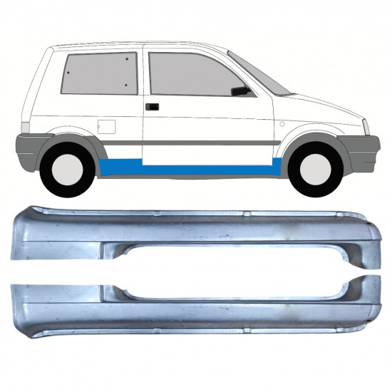 Reparație prag pentru Fiat Cinquecento 1991-1998 / Set 11213