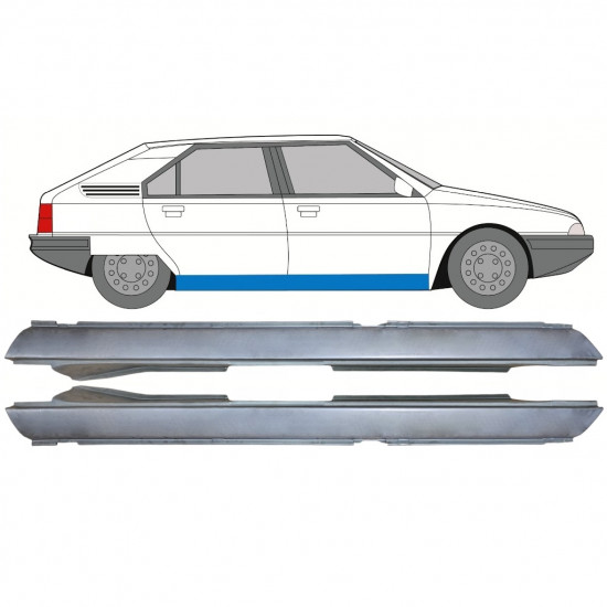 Prag complet pentru Citroen BX 1982-1994 / Stânga+Dreapta / Set 9818