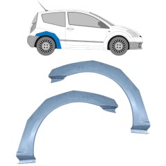 Reparație aripă spate pentru Citroen C2 2003-2009 / Stânga+Dreapta / Set 11385