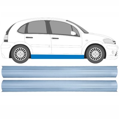 Reparație prag partea inferioară pentru Citroen C3 2002-2010 / Stânga+Dreapta / Set 16122
