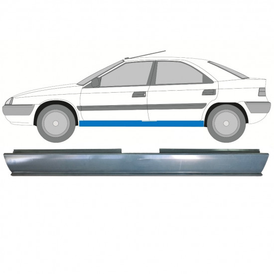 Prag complet pentru Citroen Xantia 1993-2001 / Stânga 6477