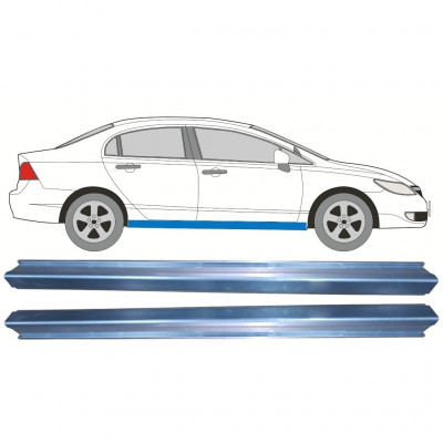 Reparație prag pentru Honda Civic 2005-2011 / Stânga+Dreapta / Set 11008